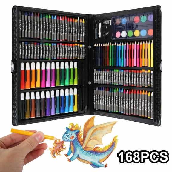Children Drawing Art Set,168-Piece,Multicolor