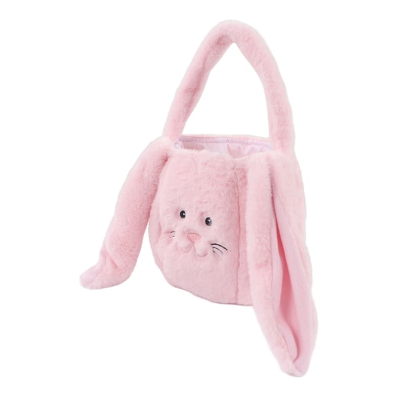 Children Easter Basket Bunny Plush Bag With Long Ears Bunny Basket