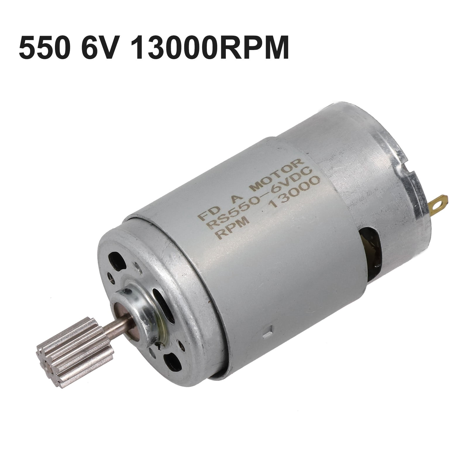 Moteur Électrique RS550 RS390 RS380 Pour Voiture Enfant - 6V/12V/24V, 13000-30000 Tr/min, Avec Engrenage