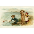 thumbnail image 1 of Children Fishing Poster Print By Mary Evans Picture Librarypeter & Dawn Cope Collection (24 X 18), 1 of 3