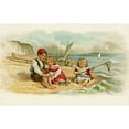 thumbnail image 1 of Children Fishing Poster Print By Mary Evans Picture Librarypeter & Dawn Cope Collection (36 X 24), 1 of 3