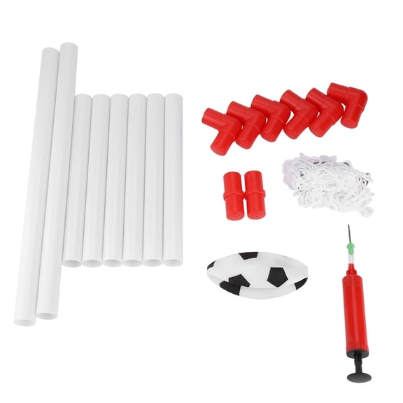 Children Football Game Toy 22.05*12.01*17.72In Soccer Goal Post Ball Pump Set Parent Child Interaction Outdoor Indoor Soccer Goal Practice Games For Kids Or Children Above 3 Years