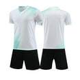 thumbnail image 1 of Children Football Jersey Set Men Boy Custom Soccer Uniform Outfit Kids School College Team Club Training Clothes, 1 of 5