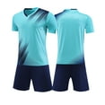 thumbnail image 1 of Children Football Jersey Set Men Boy Custom Soccer Uniform Outfit Kids School College Team Club Training Clothes, 1 of 5