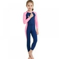 thumbnail image 1 of Children Full Body Wetsuit - Keep Warm One-Piece Long Sleeves - Uv Protection Swimwear - For Surfing Snorkeling Swimming, 1 of 8