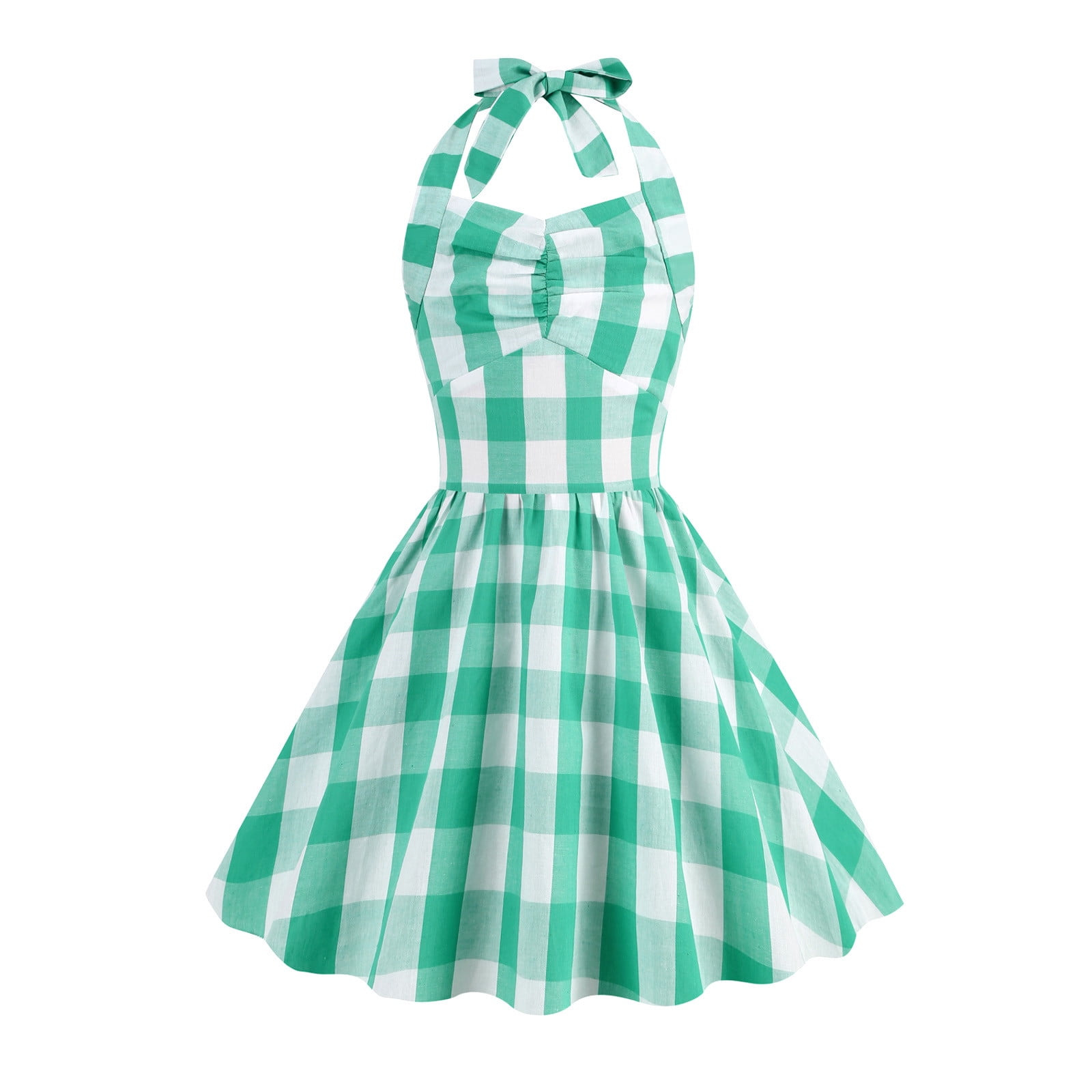 Children Girl's Princess Dress Kids Summer Sleeveless Plaid Dress ...