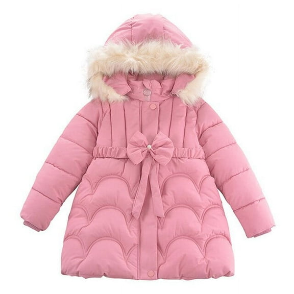Children Girls Jacket Winter Kids Coats Fashion Thick Long Coats Girls Hooded Coat Snowsuit 3-10Y Teen Children Overcoat Parkas