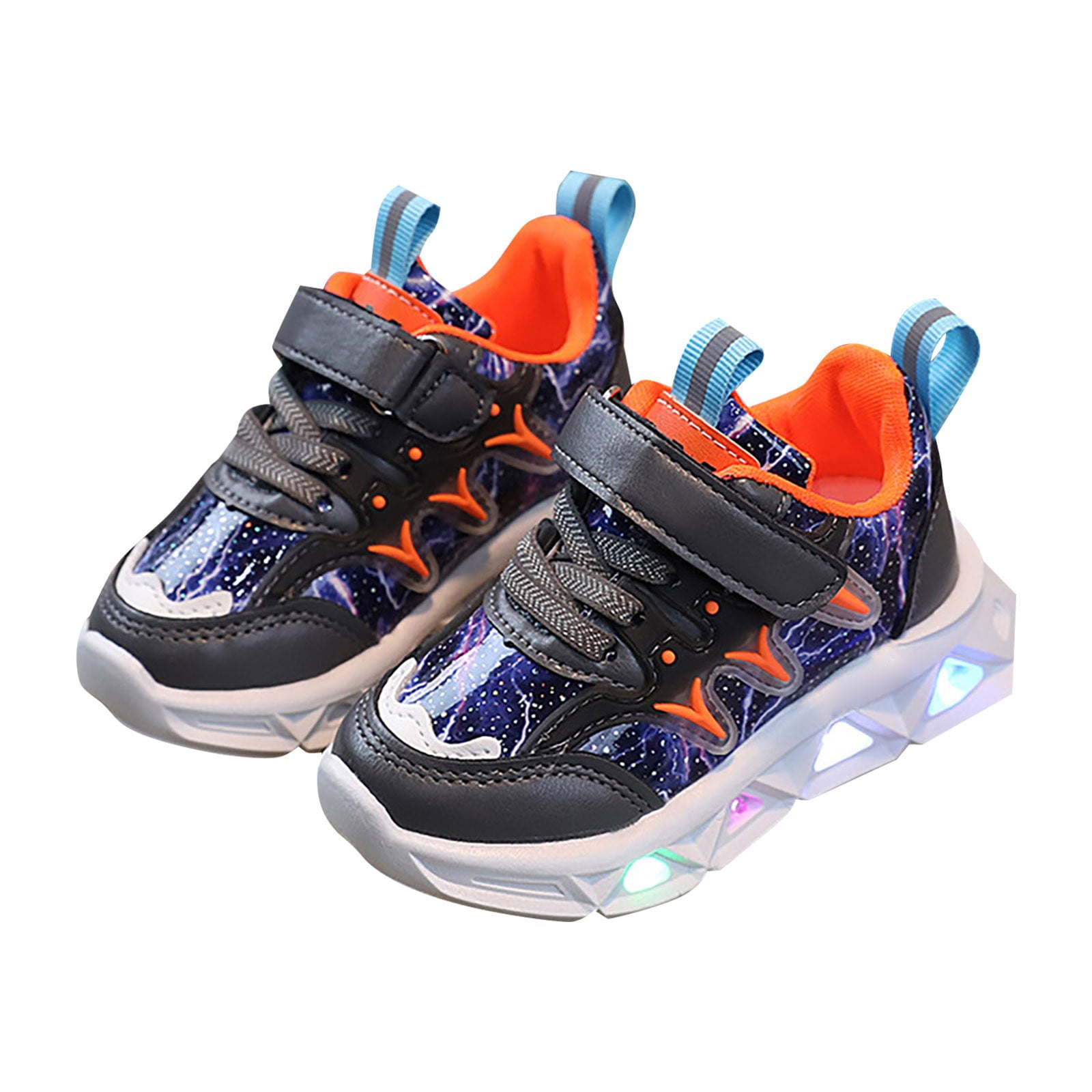 Children Girls Shoes Solid Color Flat Close Toe Sneakers Charged Breathable Soft Sole Strap Collision 1 To 6 Years Holiday Weekends School Footwear For Child Walmart