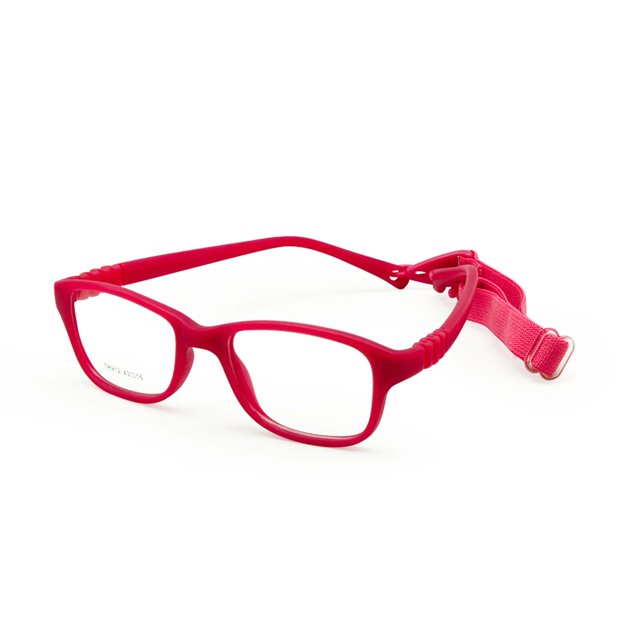 Children Glasses Frame Strap Onepiece Safe Optical Prescription Bendable Flexible Eyeglasses