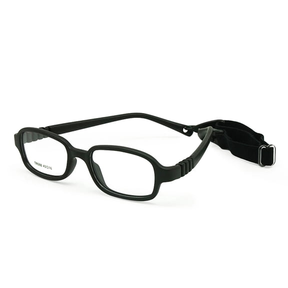 Children Glasses Frame with Strap Safe Bendable Size 43 Eyewear Eyeglasses For Ages 2-3Yrs