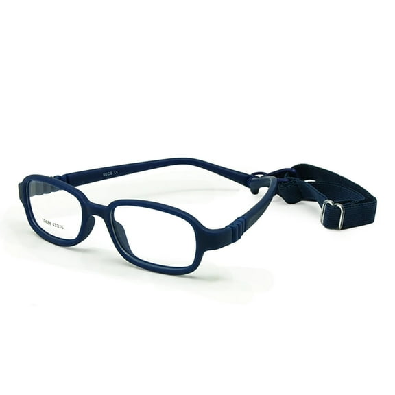 Children Glasses Frame with Strap Safe Bendable Size 43 Eyewear Eyeglasses For Ages 2-3Yrs