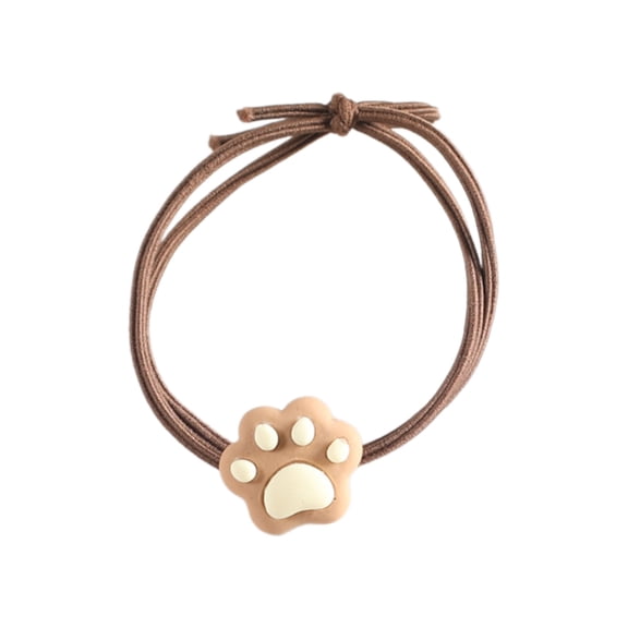Children Hair Tie Hair Rope Cartoon Paw Scrunchies Princess at Large Ties Paw Hair Tie Scrunchie Set