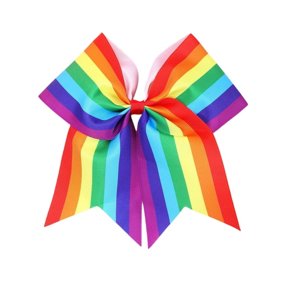 Children Hairpins Hair Clip Rainbow Hair Tie for Kid Stage Flickering Colorful Ribbon 2000s Girls Headdress