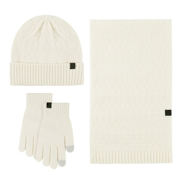 Children Hat Scarf And Glove Set Fashionable Outdoor Baby Warm Three Piece Set