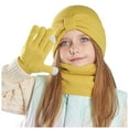 thumbnail image 1 of Children Hat Scarf And Glove Set Fashionable Outdoor Baby Warm Three Piece Set, 1 of 5