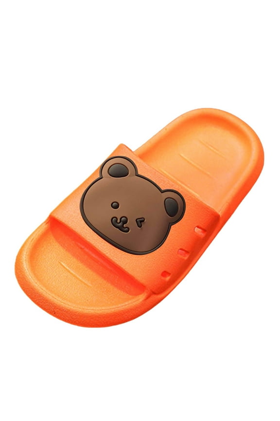 Children Home Slippers Soft Soles Indoor And Outdoor Bathing For Boys And Girls Fashion Toddler Hard Bottom Slippers Girls