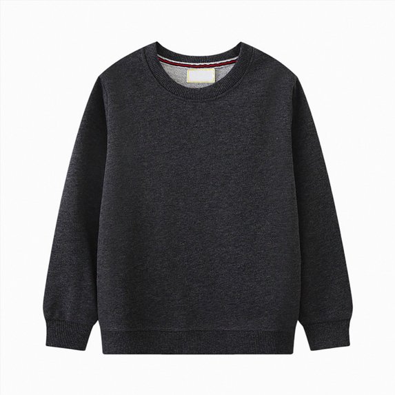 Children Hoodies Fall Winter Long Sleeve Drawstring Pullover Tops With Pockets 2T 3T 4T 5T 6T 7T 8T Girls Boys Fashion Loose Casual Sweatshirt For Grey,5 Years