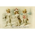 thumbnail image 1 of Children In Winter Attire Poster Print By Mary Evans Picture Librarypeter & Dawn Cope Collection, 1 of 3