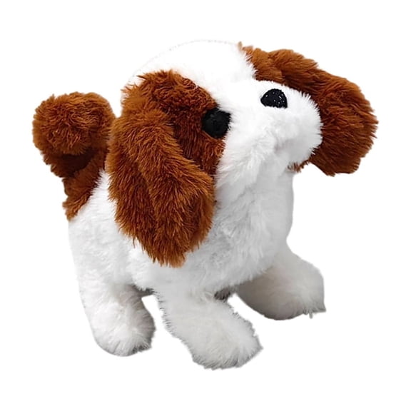 Children Interactive Robotic Pet Dog Plush Stuffed Puppy Robot Dog Companion