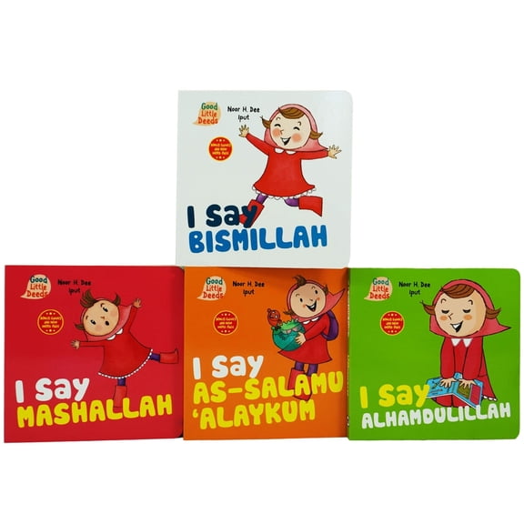 Children Islamic I Say Series 4 Books Collection Set By Noor H. Dee - Ages 1+ - Board Book