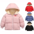 thumbnail image 1 of Children Kid's Boy Girl Warm Hooded Jacket Coat Cotton-padded Parka Overcoat Thick Down Coat 18M-6T, 1 of 9