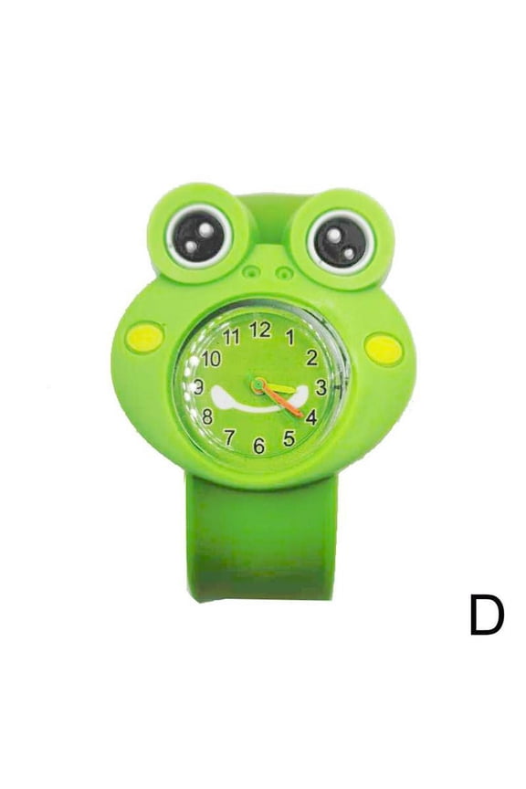 Children Kids Cartoon Frog Elephant Watch Cute Silicone Band Gift Wrist 9CW4 C8G2