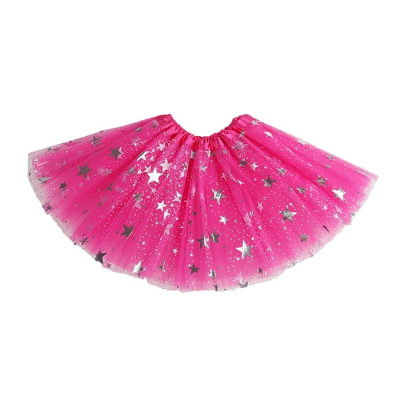 Children Kids Girls Ballet Skirts Elastic Mesh Tutu Ballerina Dress Gymnastics Dancing Skirt Princess Pettiskirts