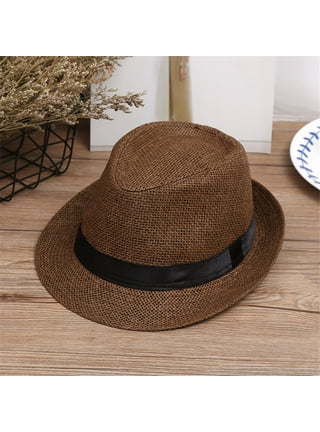 Coconut Tree Beach Hats Men Summer Party Jazz Caps Fashion Straw