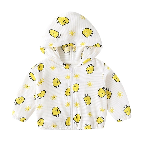 Children Kids Toddler Baby Boys Girls Cute Cartoon Animals Jacket Long Sleeve Sun Protective Coats Outer Outwear Outfits Clothes,Size 12 Months-18 Months