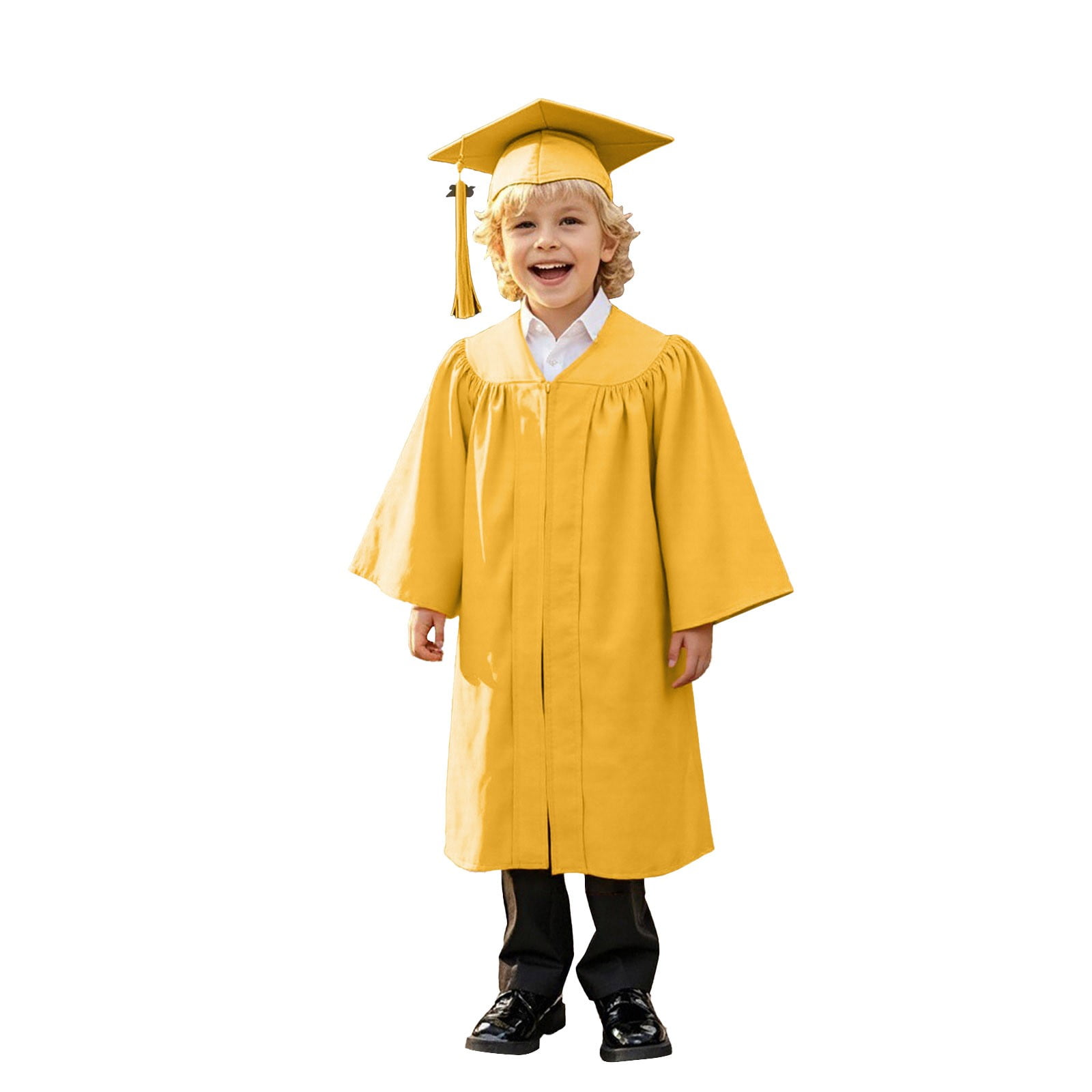 Kids Preschool Graduation Cap and Gown for Toddler Gold Cap and Gown ...