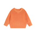thumbnail image 1 of Children Knit Pullover Sweater Long Sleeve Crewneck Soft Cozy Casual Lightweight Breathable Comfortable Toddler Jumper for Boys Girls Daily Wear School Home, 1 of 2