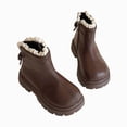 thumbnail image 1 of Children Lace Ankle Boots Little Girls Soft Soled Boots Winter Casual Shoes, 1 of 9