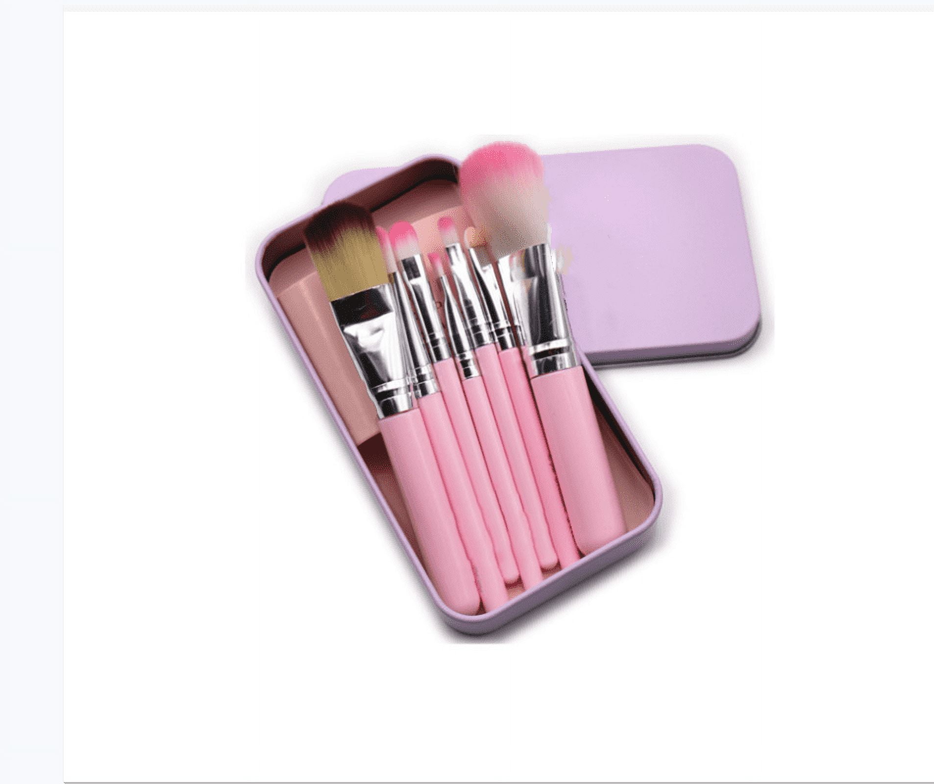 Beavorty 7Pcs makeup brush set makeup for teen girls makeover brushes  cosmetic brushes foundation brush makeup for teens fan makeup brush makeup  brush