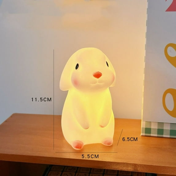 Children Moonlight Button battery Night Light Bedroom Decor Lights Animal Lamps Decorative Lamp BIG RABBIT