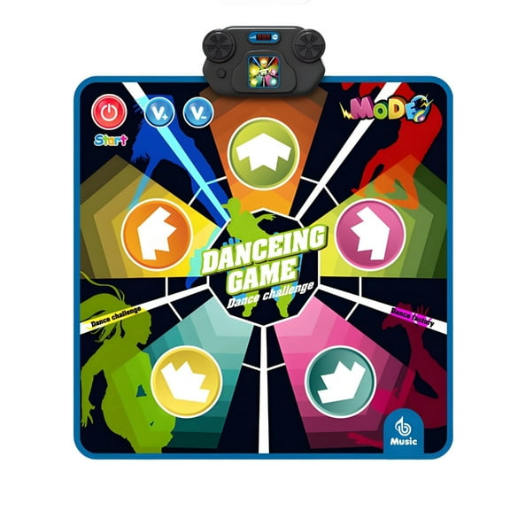 Children Music Rhythm Game Mat for Fitness Training Enhances Balance Through Fun Dance Activity