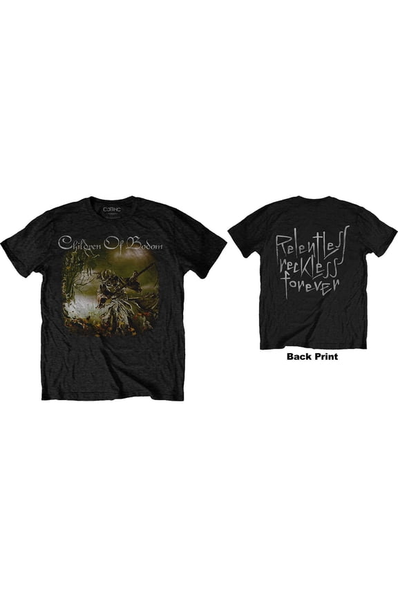 Children Of Bodom Unisex T-Shirt Relentless (Back Print) (Small)