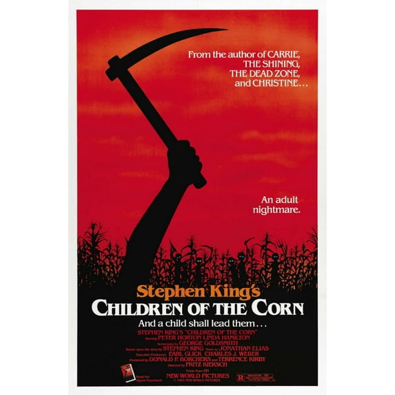 Children Of The Corn Movie Poster 24x36 Art Poster 24x36 Multi-Color Square Adults Best Posters