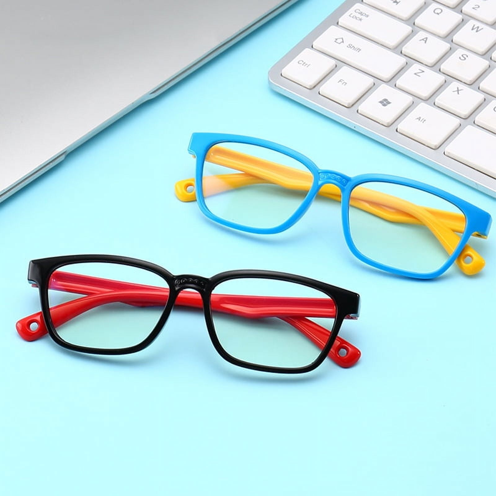 Children Optical Glasses Flexible Silicone Eyeglasses Frame Girls Boys Plain Mirror Anti-blue Light Silicone Goggles