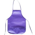 thumbnail image 1 of Children Painting Aprons Assorted Colors Anti-fouling Art Smock Waterproof Non-Woven Fabric Bibs, 1 of 3