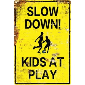 Children At Play Safety Signs