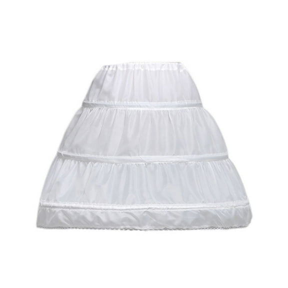 Children Princess Skirt Petticoat Girls Wedding Dress with Hoop Skirts Accessori