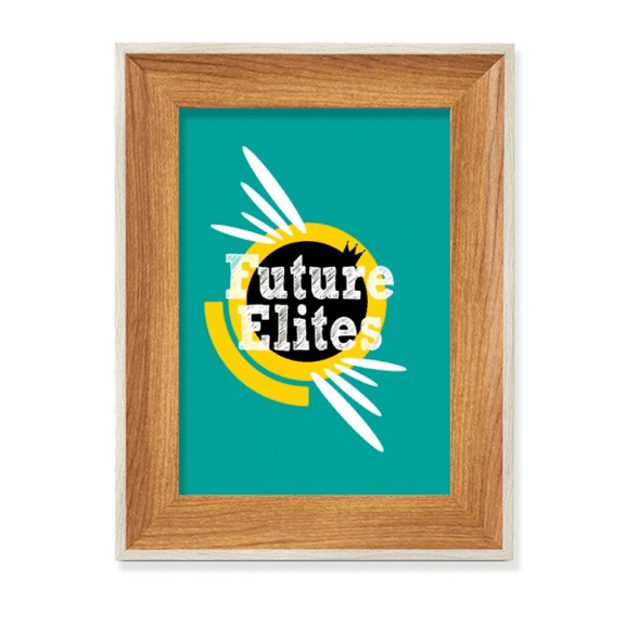 Children Pure Potential Elite Desktop Wooden Photo Frame Display Picture Art Painting Multiple Sets
