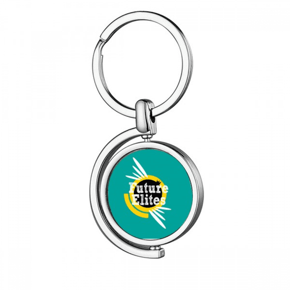 Children Pure Potential Elite Rotating Keychain Metal Keyring Holder