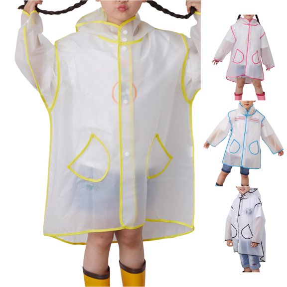 Children Raincoat Cute Cartoon Baby Transparent Fashion Wrapped EVA Raincoat Coat Rack Umbrella Stand Umbrella Outdoor with Base Upside down Umbrellas for Women Automatic Tilt Umbrella 12 Ft