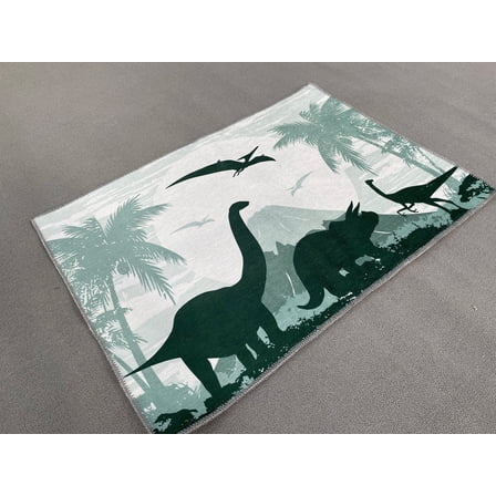 Children Room Rug, Office Decor Rugs, Large Rugs, Kids Rugs, Dinosaur Rug, Kids Rugs, Dino Rugs, Salon Rug, Gift For Her Rug, Pattern Rugs, 2.6'x5' - 80x150 cm