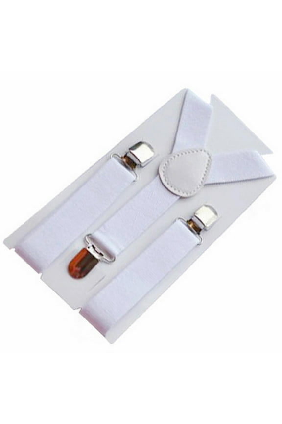 Boy's Kids Elastic Y Back Suspenders Adjustable Solid Color Suspenders For Boys Girls Adjustable Elastic Classic Accessory Sets For 6 Months To 13 Year Old Boys Girls|Cloth