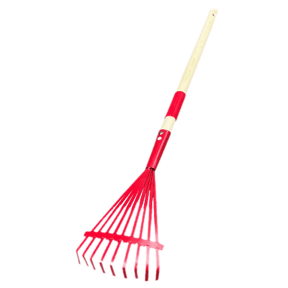 Children'S Rake with Hardwood Handle and Cute for Children, Garden Tool Children over 3 Years Old Red