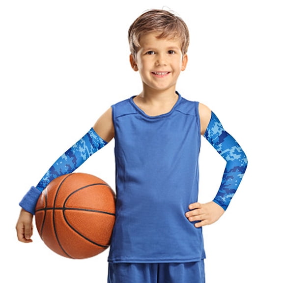 Children'S Sleeve Elastic Sunscreen Arm Sleeve Suitable for Children Outdoor Sports Arm Sleeve Bright Colors 1 Pair Ice Sleeves for Children 1 Pair of Children'S Ice Sleeves Clearance!