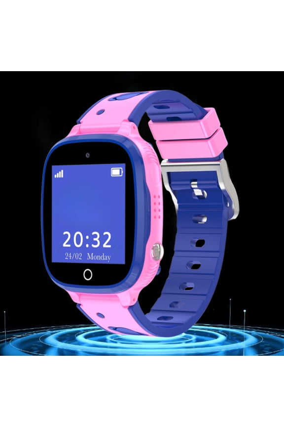 Children'S Smart Watch Smart Watch with Two Way Call Photo Positioning IP67 Waterproof Games E-Book Video Pedometer Touch Screen Long Battery Life Two Way Call