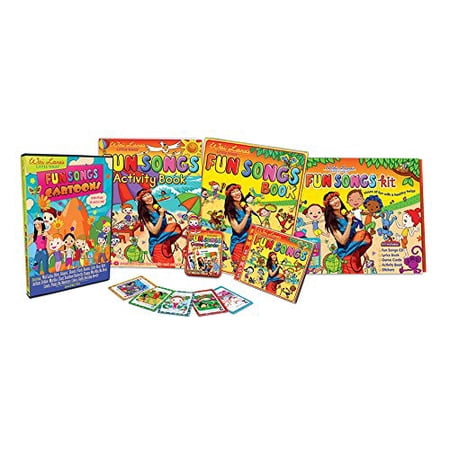 Children'S Yoga Dvd, Cd, Activity Book & Game Cards Kit